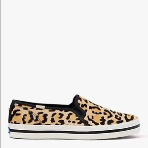 Keds X Kate Spade New York Double Decker Leopard-Print Sneakers